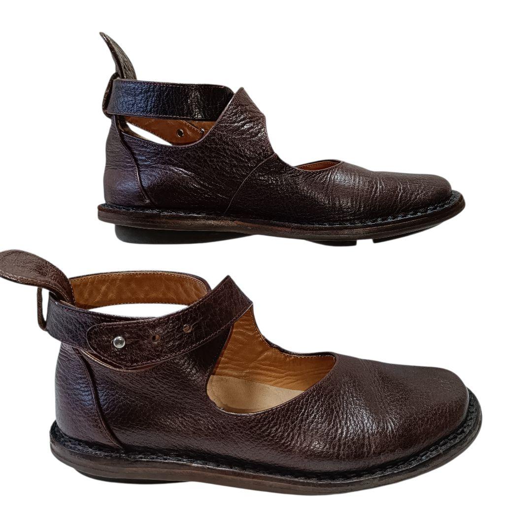 トリッペン　trippen vivienne 24cm ダークブラウン　シボ