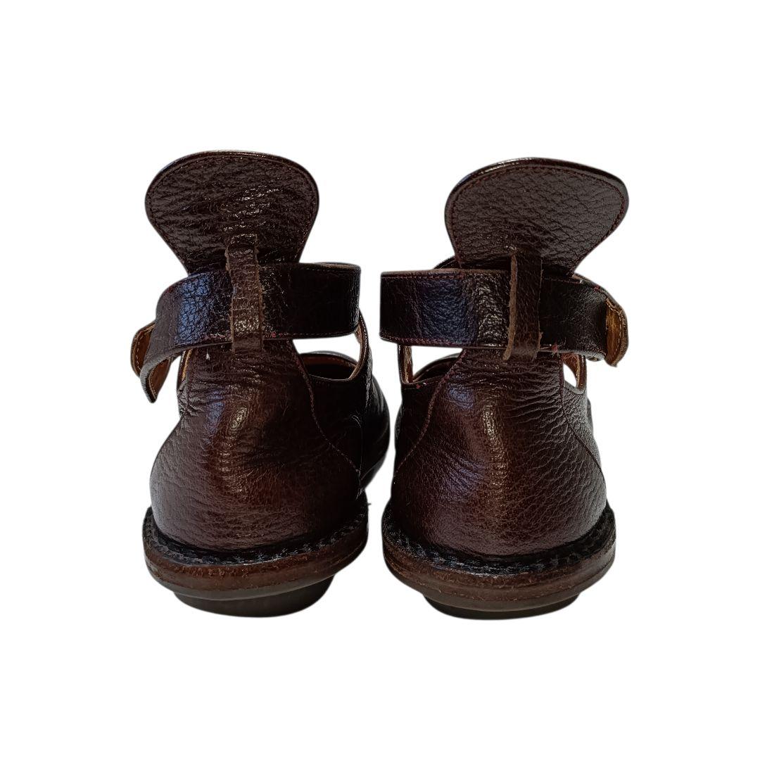 トリッペン　trippen vivienne 24cm ダークブラウン　シボ