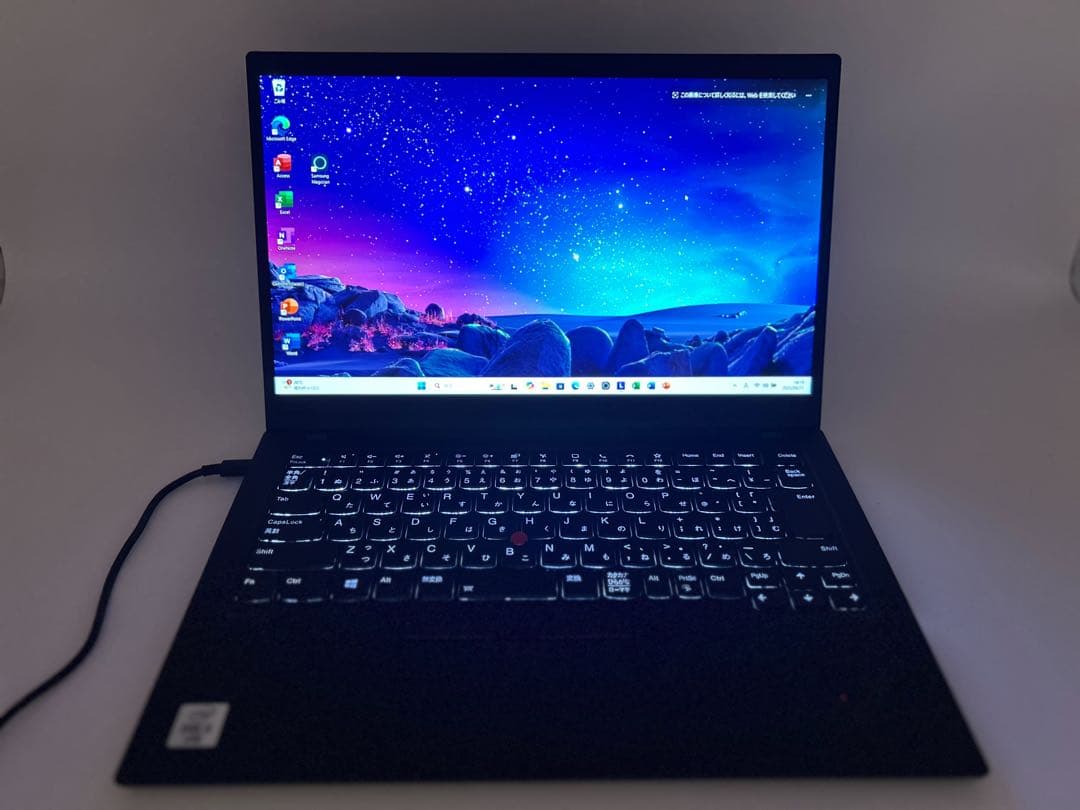 美品★ThinkPadX1 Gen8 i5/16GB/1TB/指紋/顔認証LTE