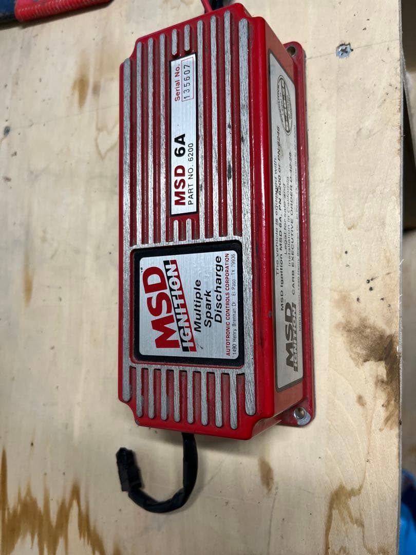 MSD 6A 6200 点火装置　アメ車　旧車