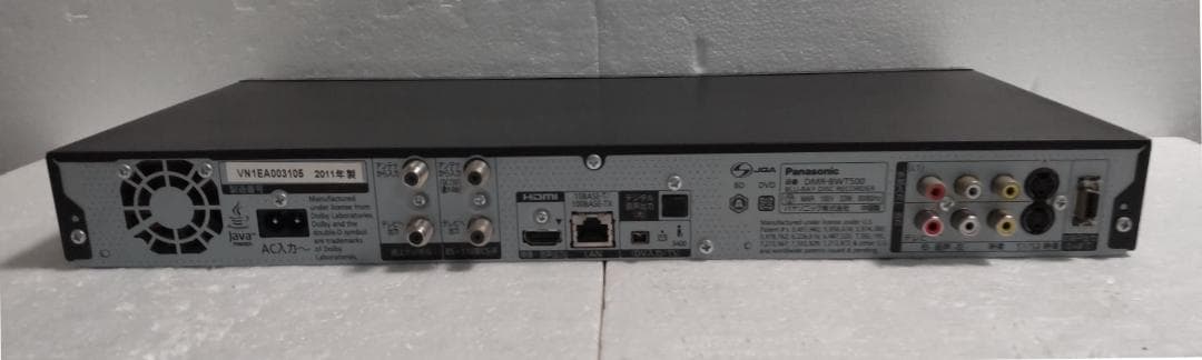2TB-W録-3D-Panasonic BDレコーダーDMR-BWT500完動品