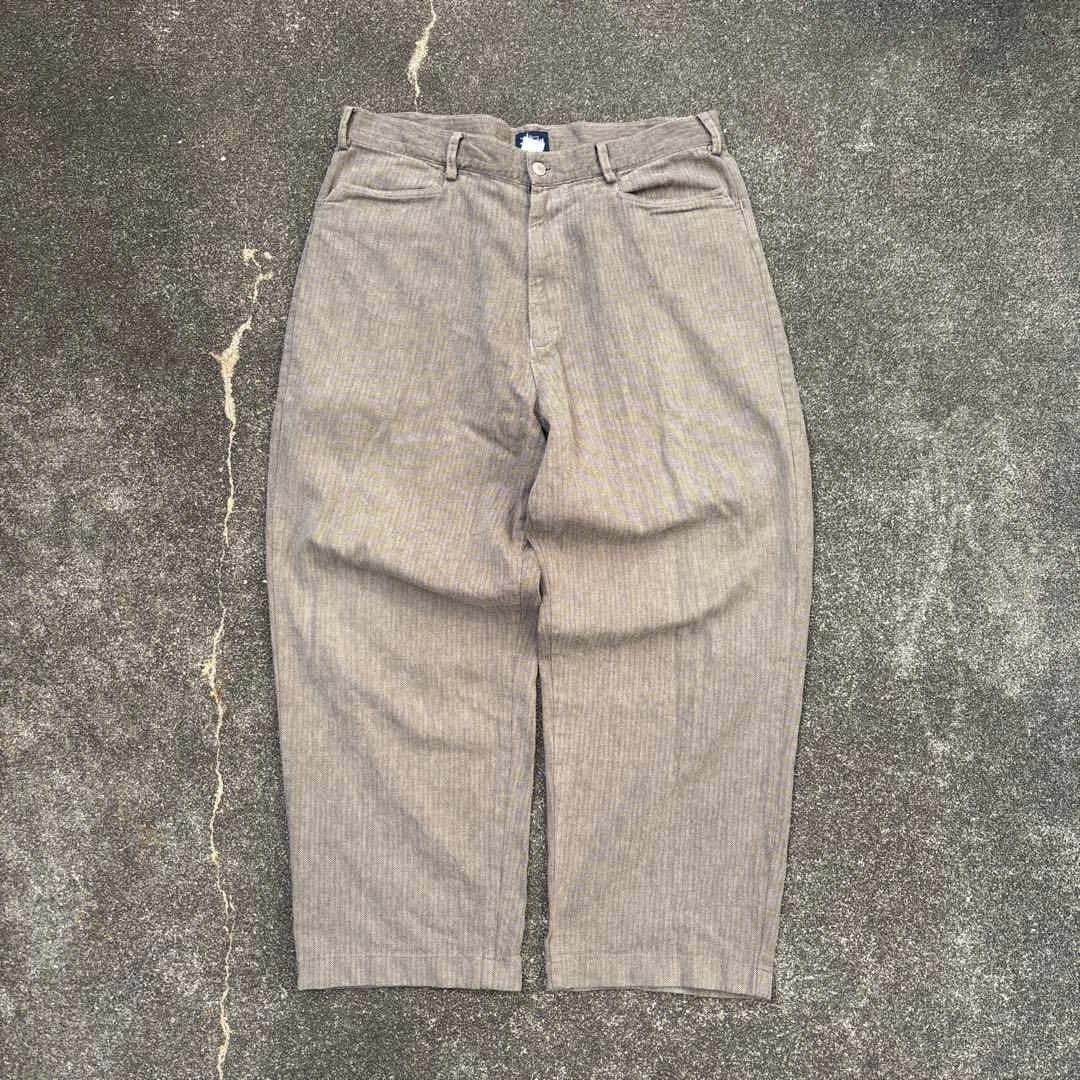 山*﨑様 90s OLD STUSSY ヘリンボーン　ワークパンツ　オールドステ