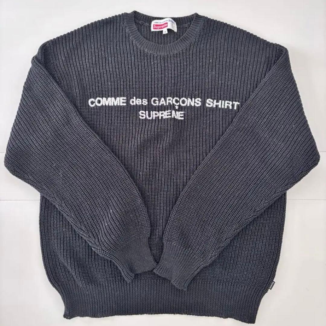 COMME des GARÇONS SHIRT Supreme ニットセーター