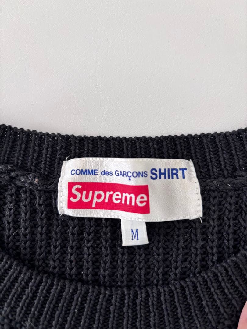 COMME des GARÇONS SHIRT Supreme ニットセーター