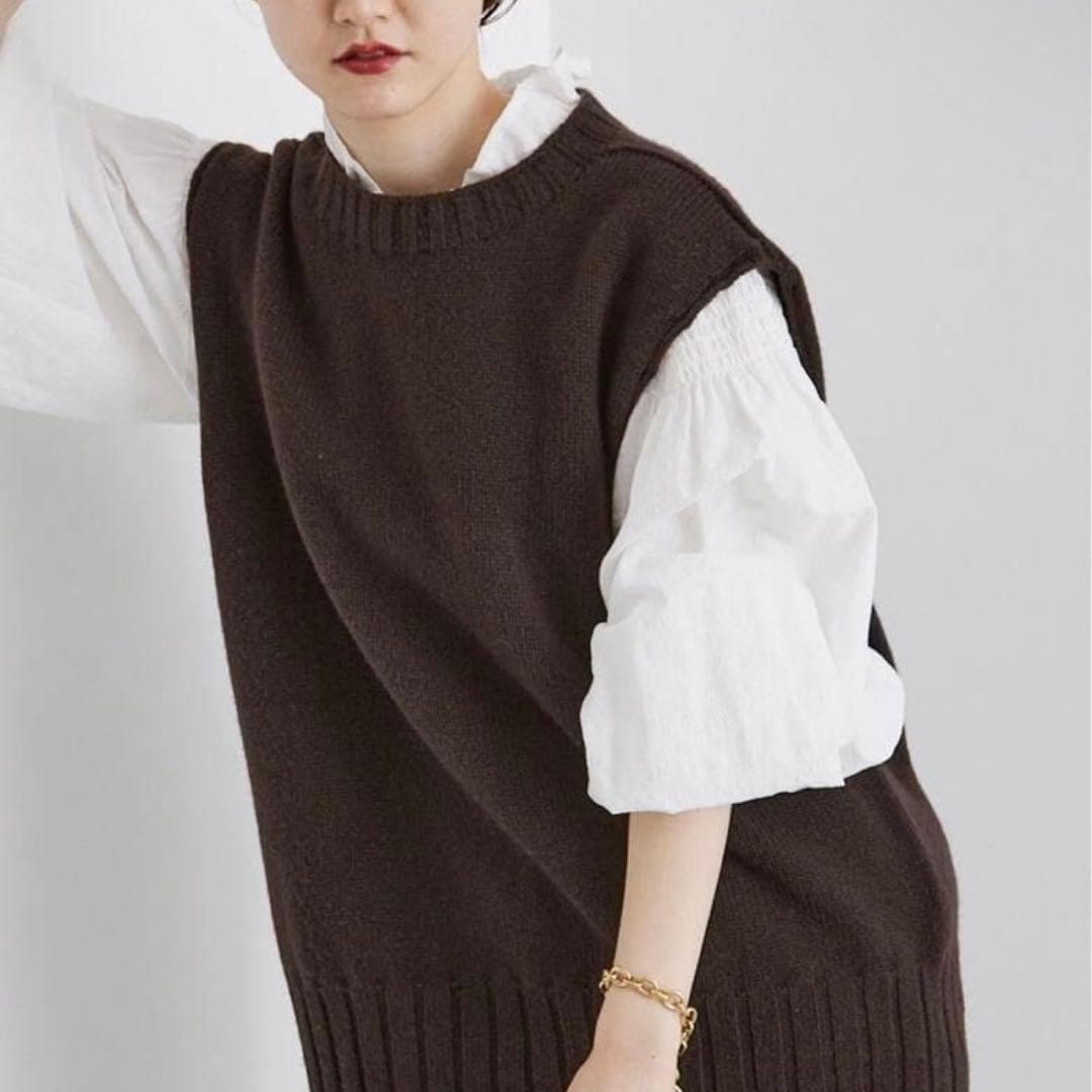 イエナ アルダニー ウール ニットベスト