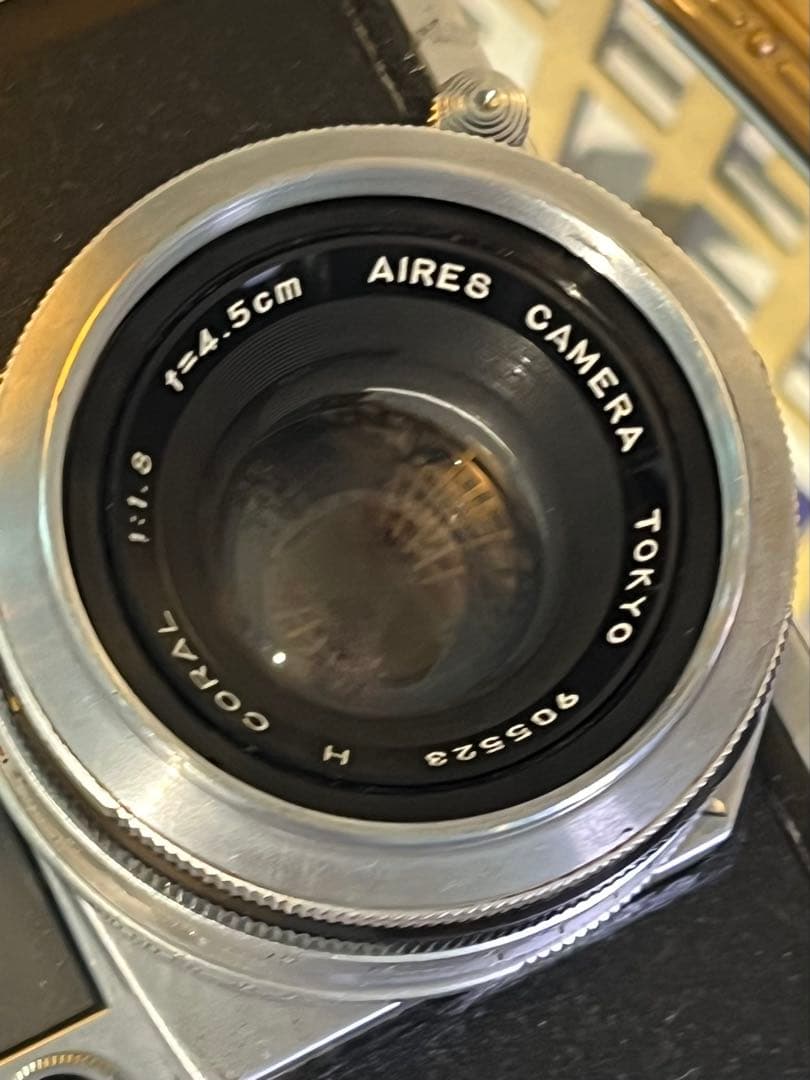 極希少 AIRES 35-V 露出計動作 4.5cm F1.8