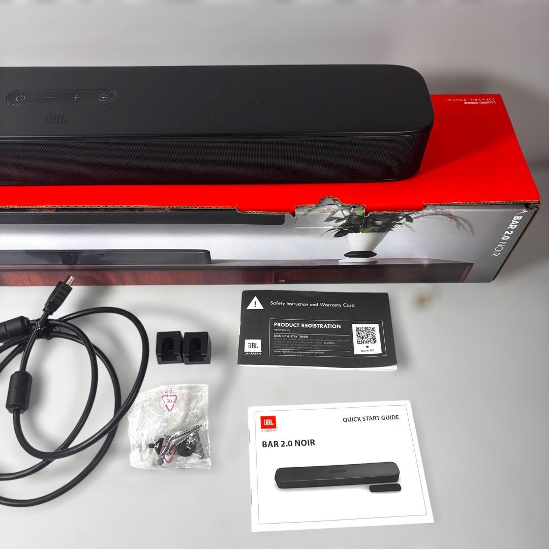 JBL HARMAN サウンドバー BAR 2.0 Noir Bluetooth