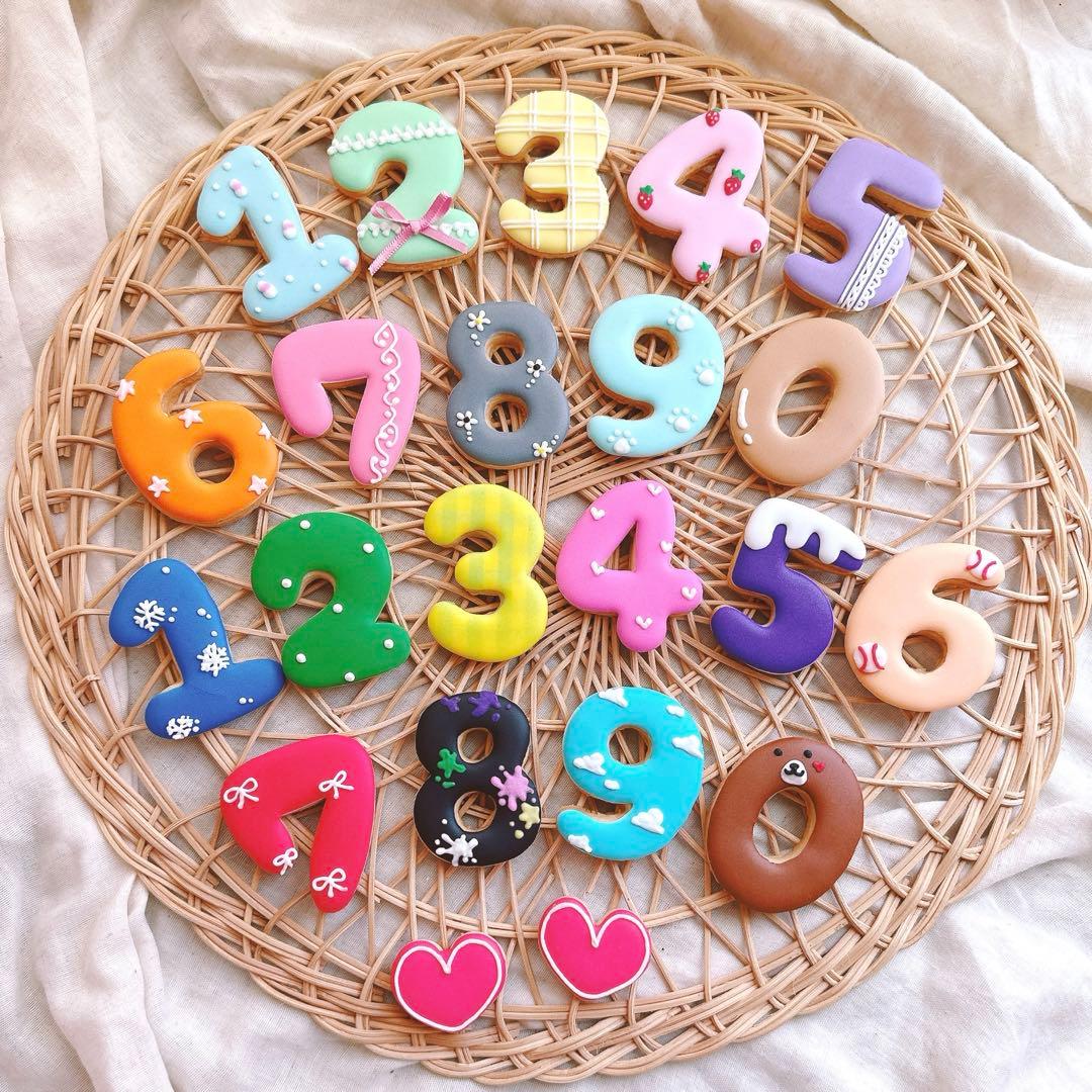 相談ページ オーダーアイシングクッキー 誕生日プレートセット