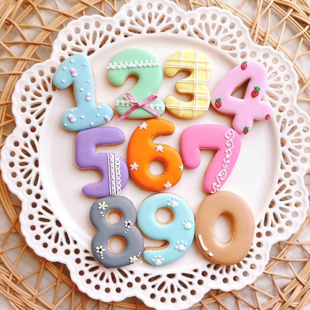 相談ページ オーダーアイシングクッキー 誕生日プレートセット