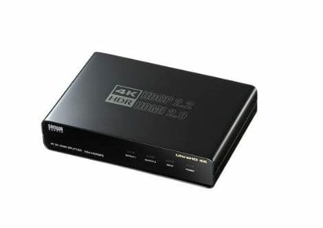 ★未使用【サンワサプライ】 2出力 4K/60Hz HDR HDMI 分配器