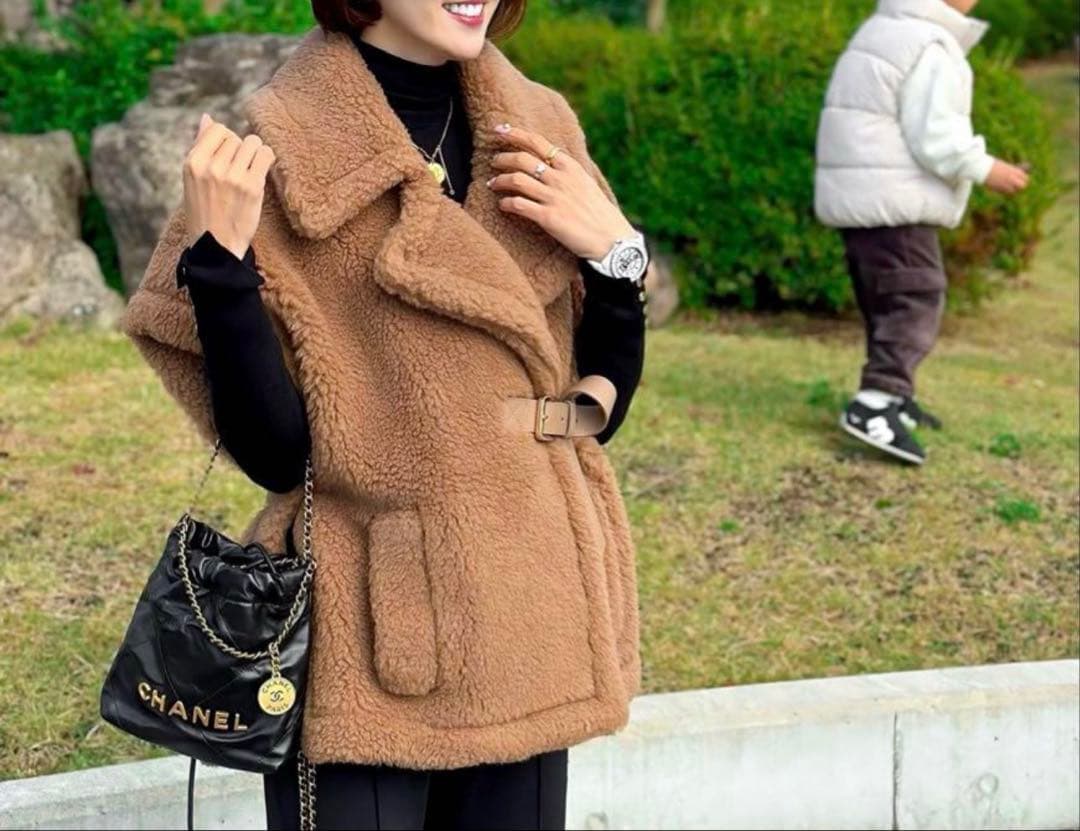 新品♡リノシエル♡エコファーベスト♡