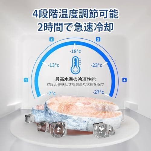 SAMKYO 冷凍庫 65L 2時間急冷 家庭用 小型 冷凍ストッカー コンパA