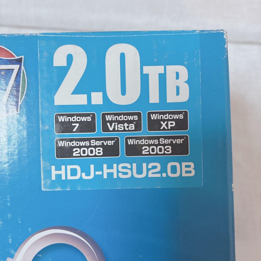 I-O DATA HDJ-HSU2.0B 外付けHDD 2TB 初期化済