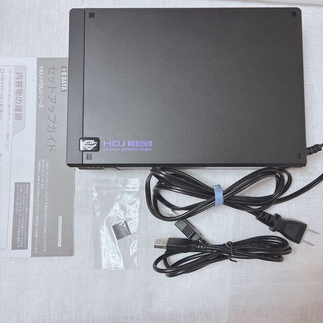 I-O DATA HDJ-HSU2.0B 外付けHDD 2TB 初期化済