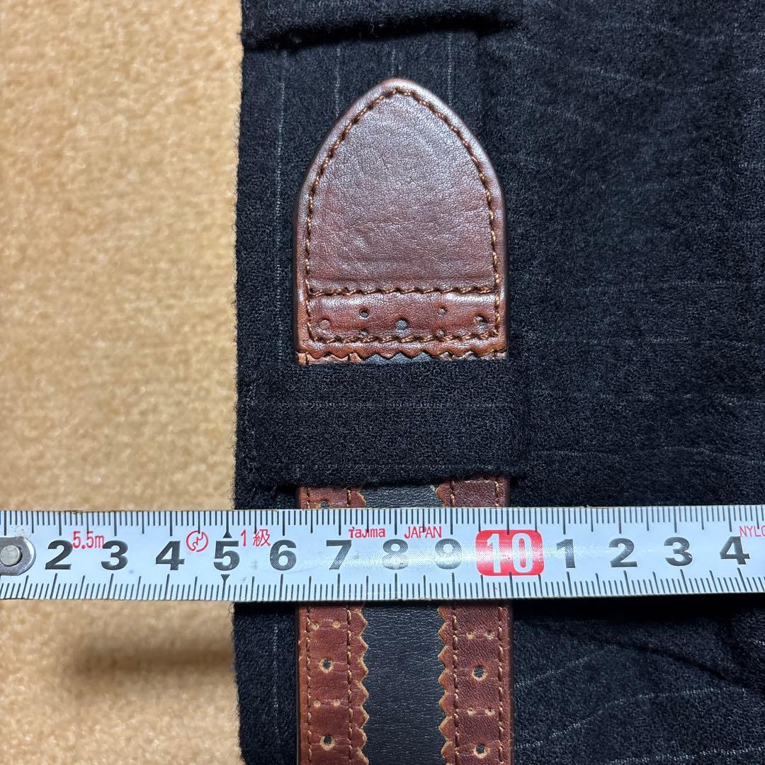 DEVOA サルエル　ストライプ　リブパンツ