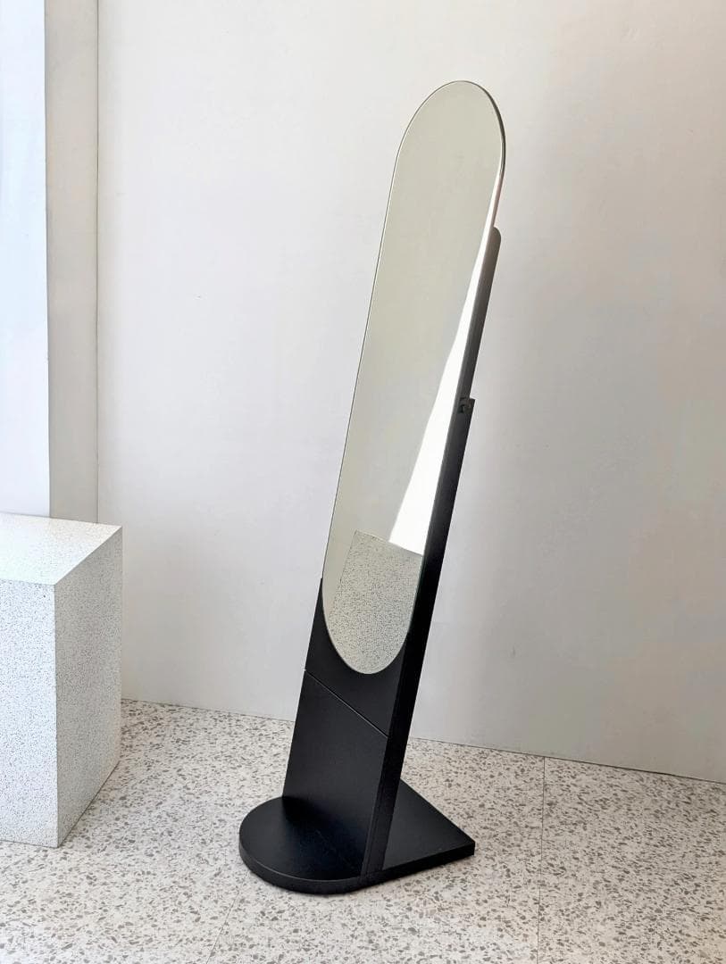 希少 非売品 80s ヴィンテージ スタンドミラー スペースエイジ ポストモダン