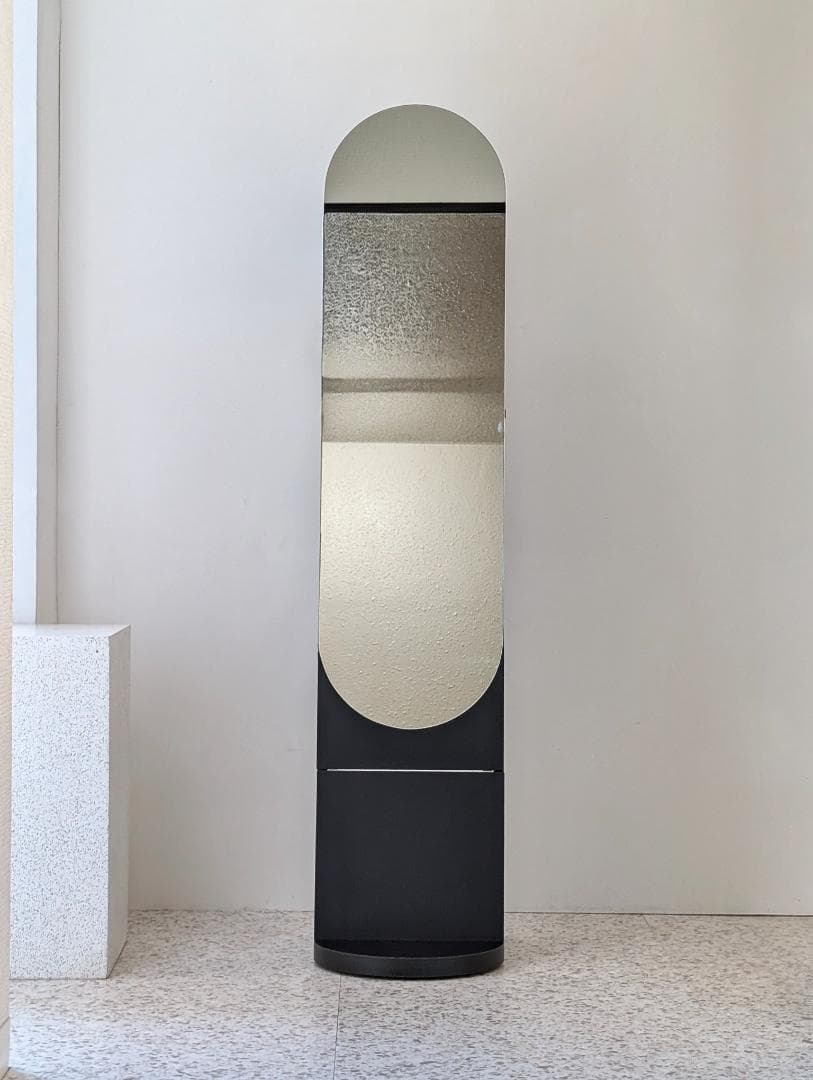 希少 非売品 80s ヴィンテージ スタンドミラー スペースエイジ ポストモダン