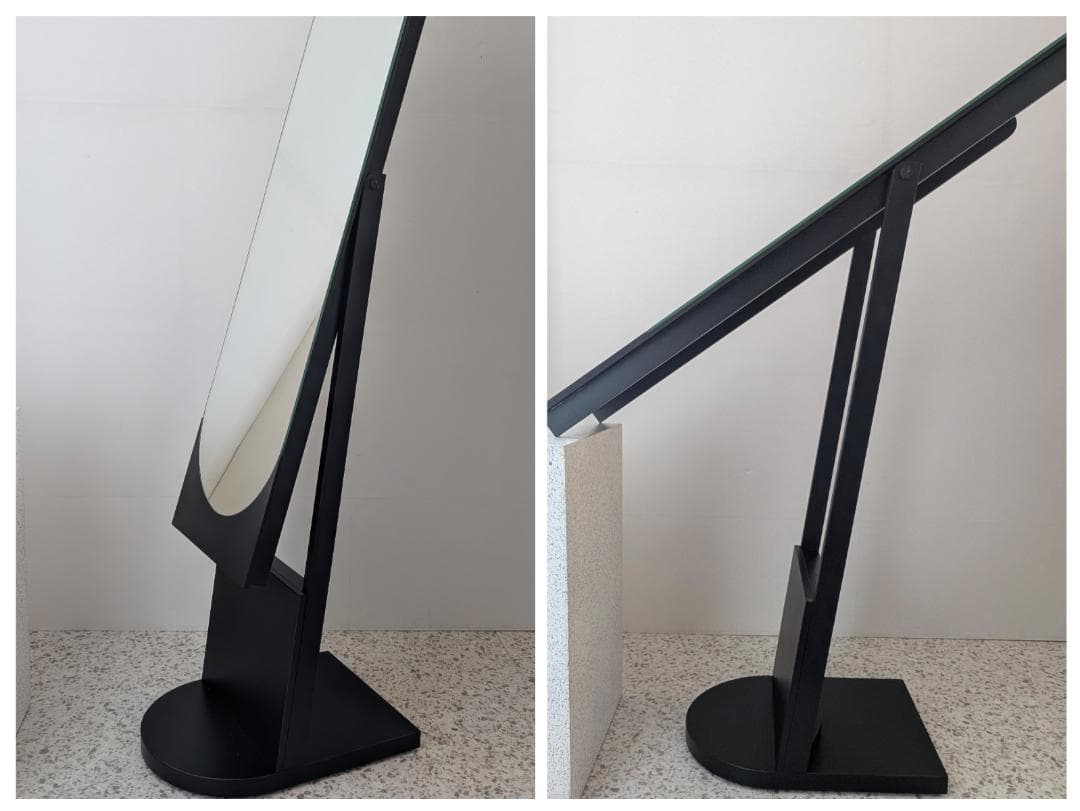 希少 非売品 80s ヴィンテージ スタンドミラー スペースエイジ ポストモダン