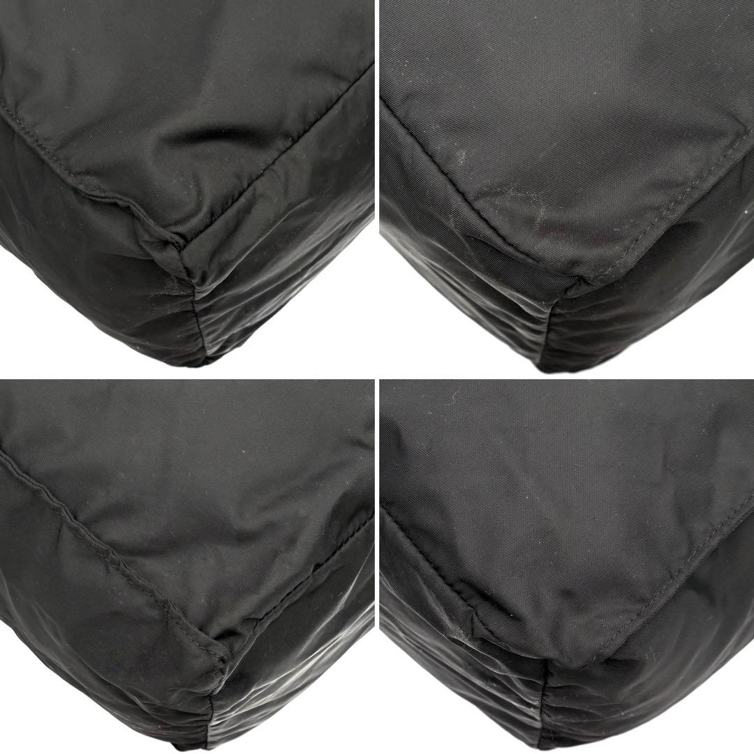 美品 フェリージ ボストンバッグ 南京錠 鍵付 P3 ロゴ 大容量 メンズ 黒