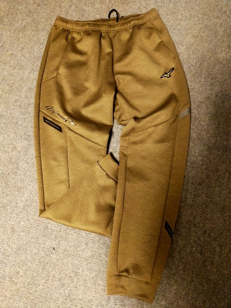 ミズノプロ 新品未使用 フルジップジャケットとパンツセット ベージュ XO