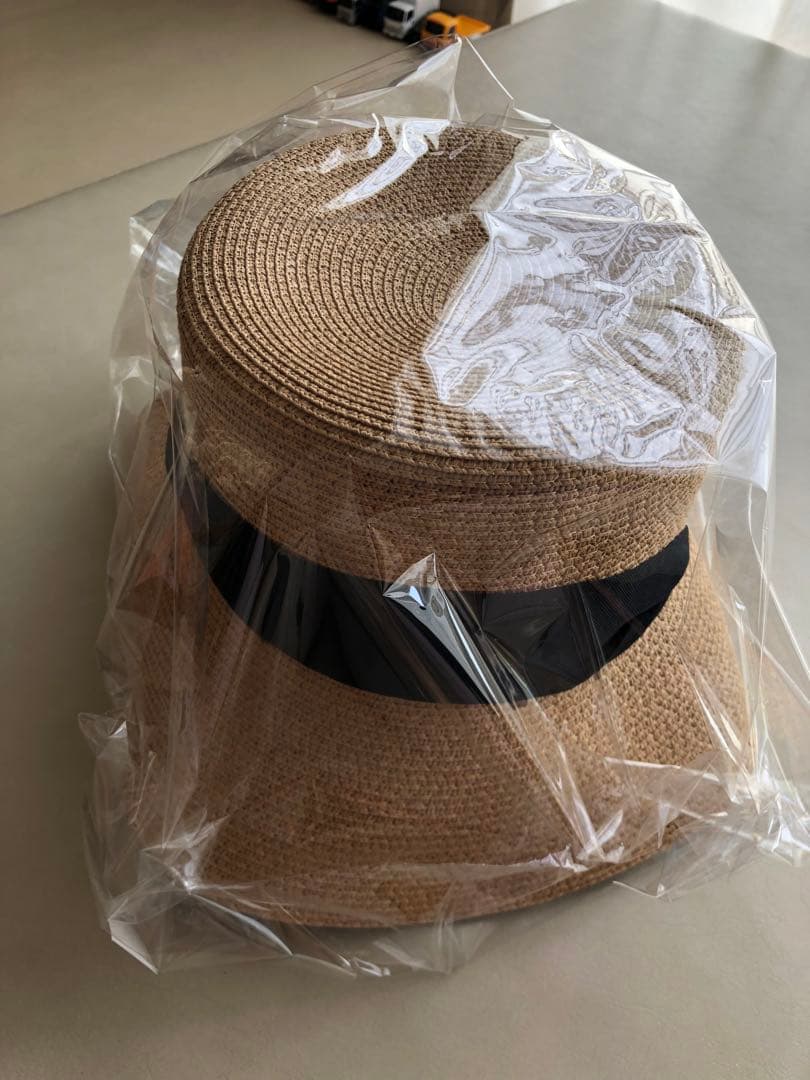 LIEN リボンストローハット　未使用