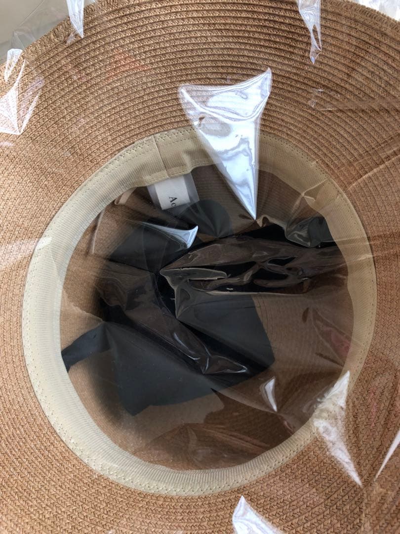 LIEN リボンストローハット　未使用