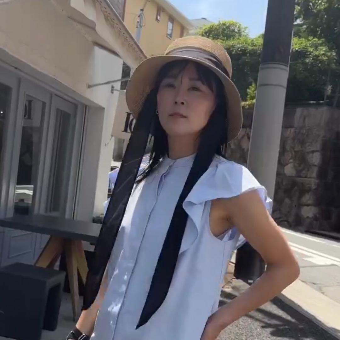 LIEN リボンストローハット　未使用