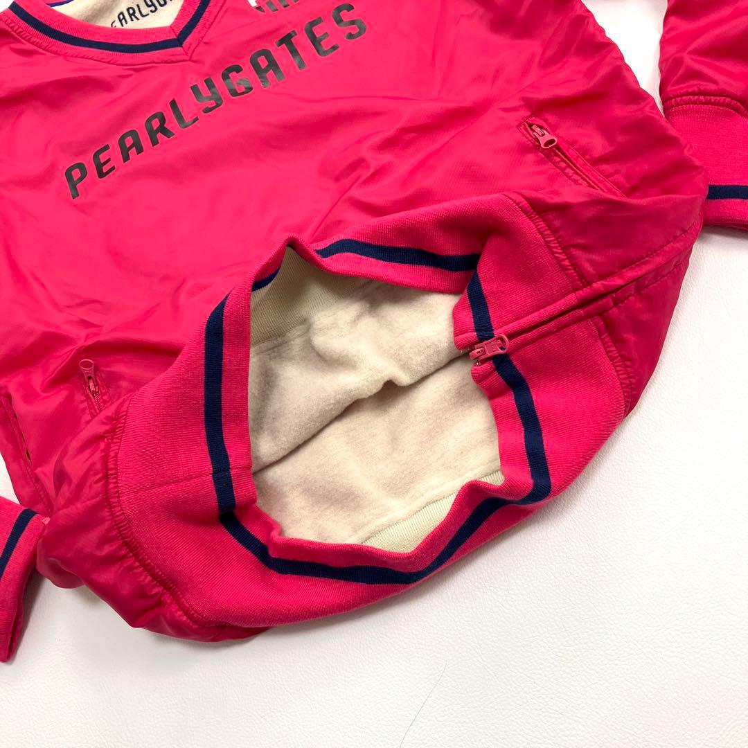 美品　PEARLYGATES スニード　裏起毛　リバーシブル　ゴルフ　ワッペン