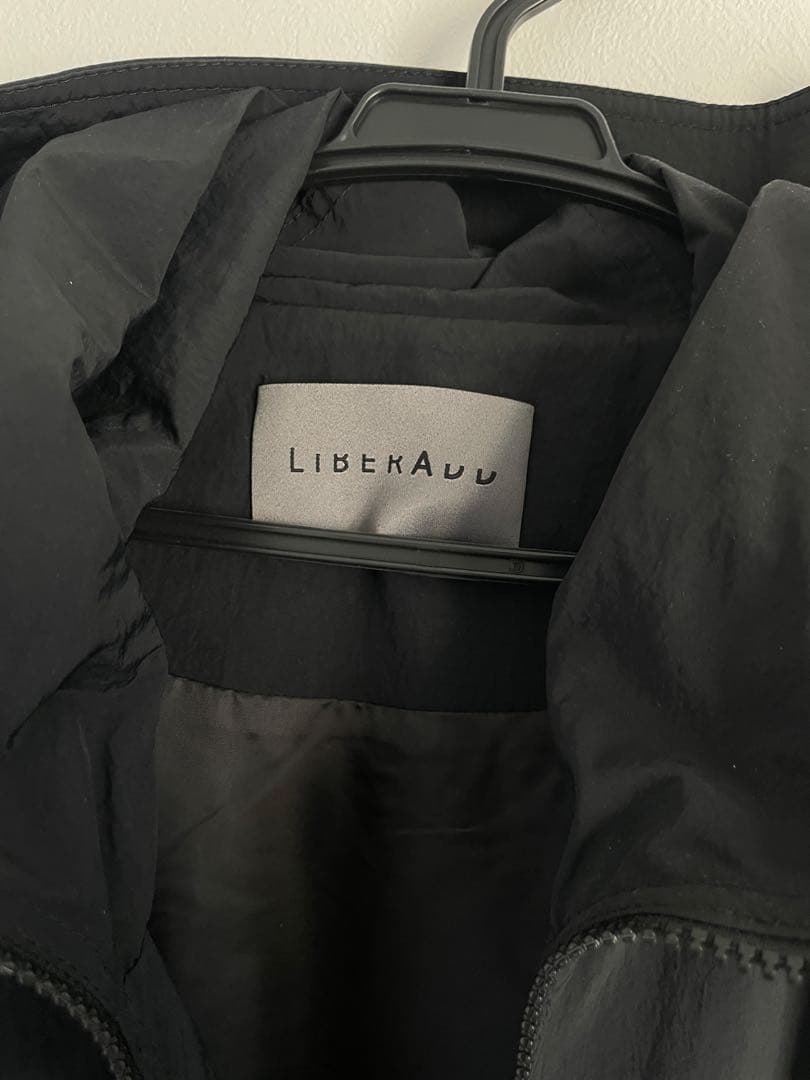 LIBERADD/リベラド　ZIP LONG ブルゾン　ブラック