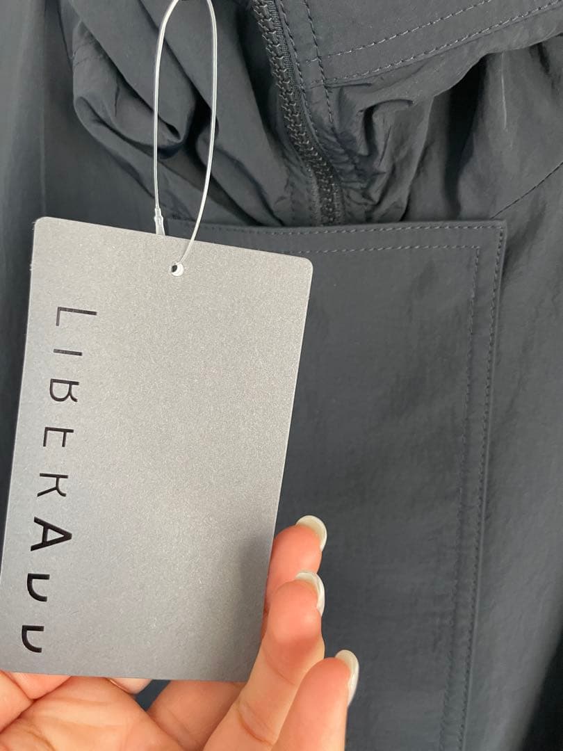 LIBERADD/リベラド　ZIP LONG ブルゾン　ブラック