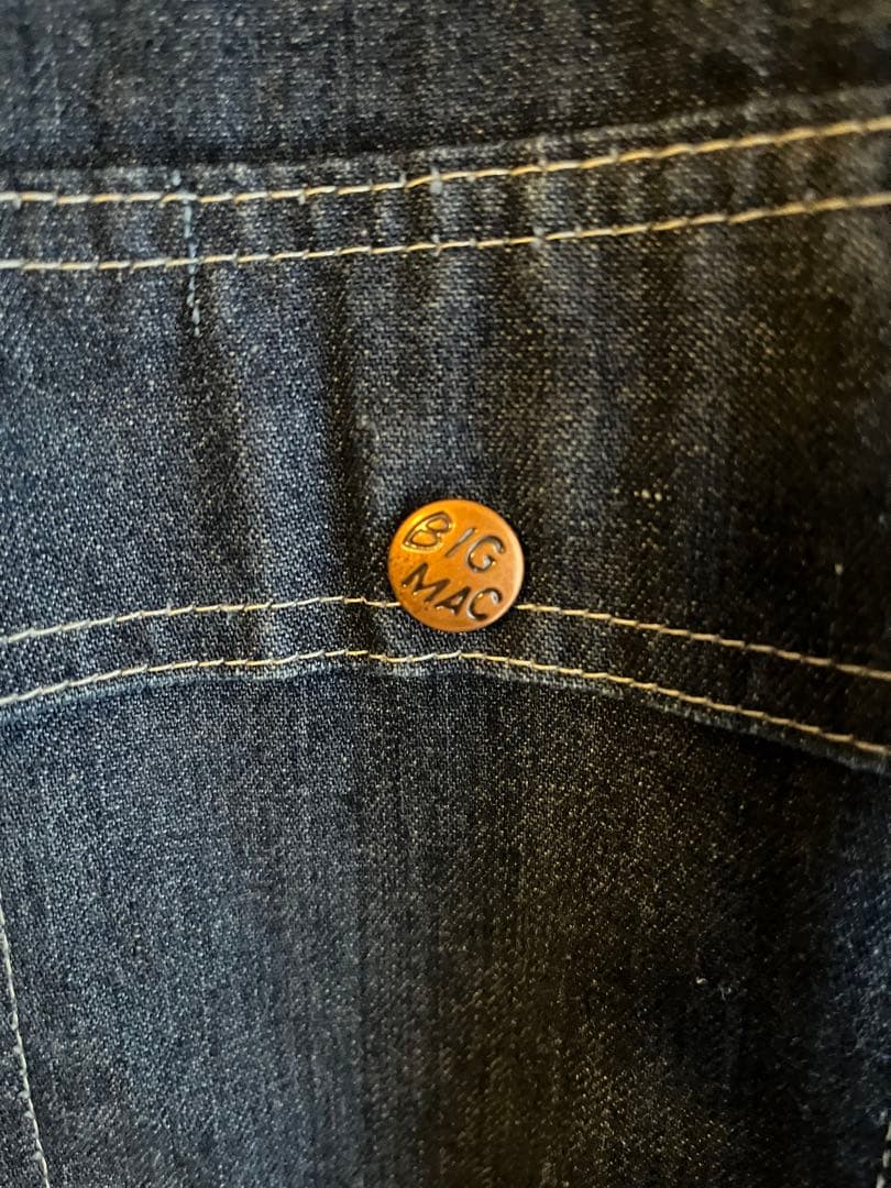 70s BIG Mac JCPenney ダークブルー カバーオール 濃紺