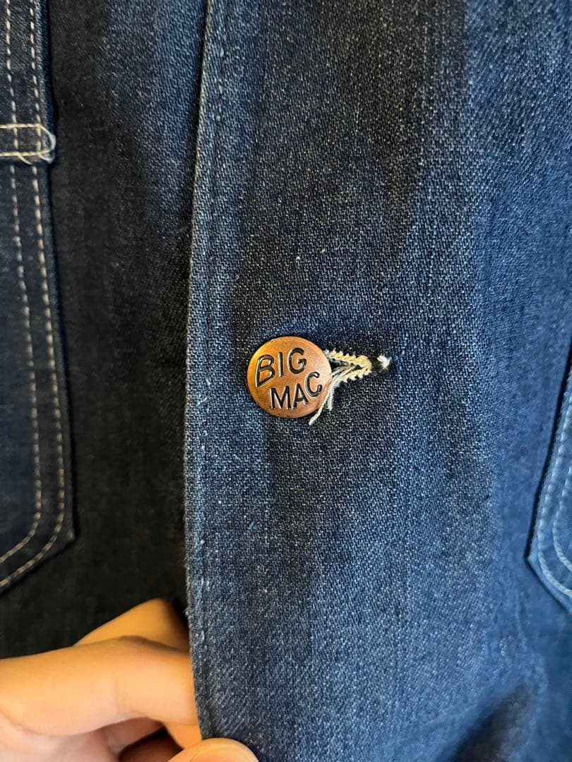 70s BIG Mac JCPenney ダークブルー カバーオール 濃紺