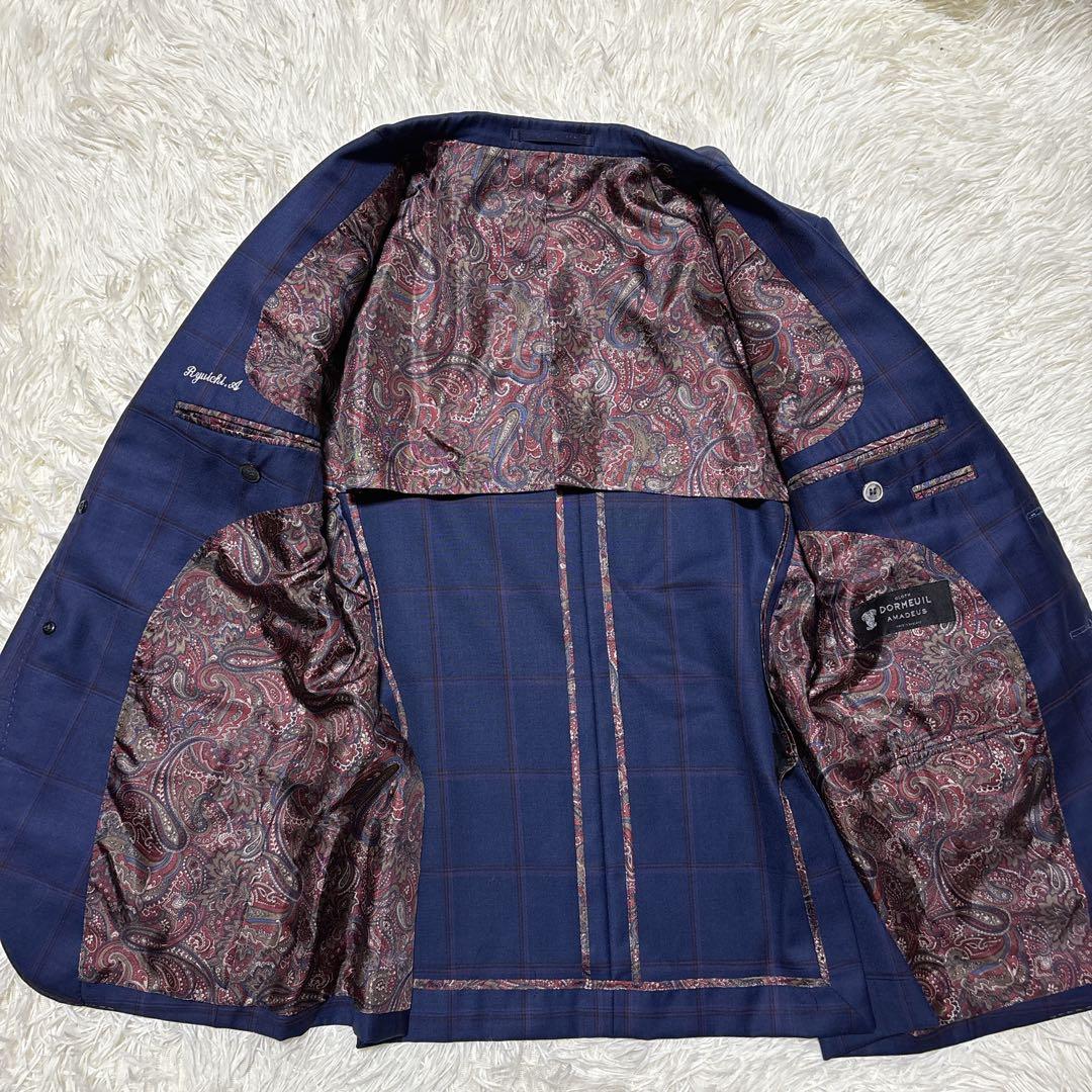 美品✨ DORMEUIL AMADEUS オーダースーツ ペイズリー 3ピース
