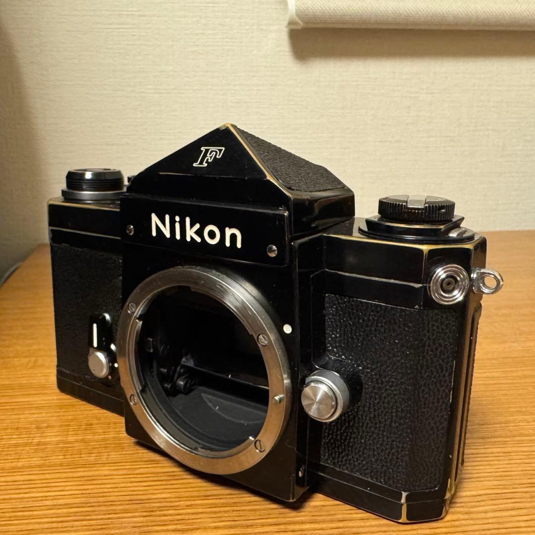 【整備品】Nikon F ブラック　アイレベル　フィルム一眼レフカメラ　ニコン