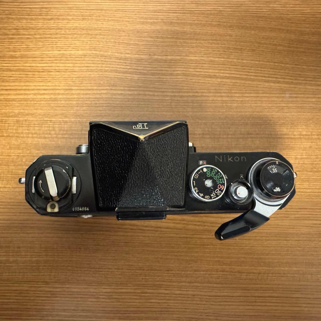 【整備品】Nikon F ブラック　アイレベル　フィルム一眼レフカメラ　ニコン