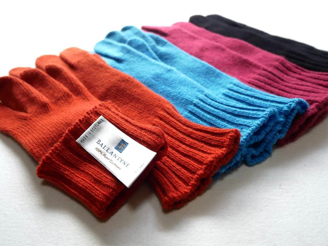 BALLANTYNE バランタイン カシミヤ 手袋 4色セット　サイズM
