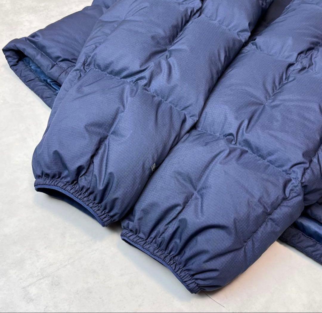 montbell フード付きダウンジャケット ネイビー