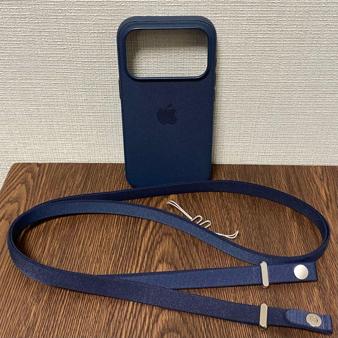 【純正】値下げ！iPhone 17 Pro テックウーブン ケース &ストラップ