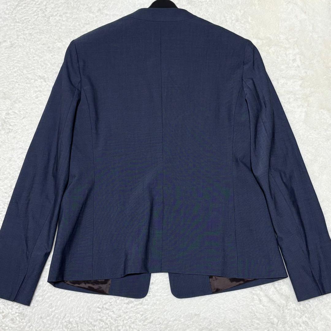 グリーンレーベルリラクシング スカートスーツ セットアップ カチリラ 紺 L