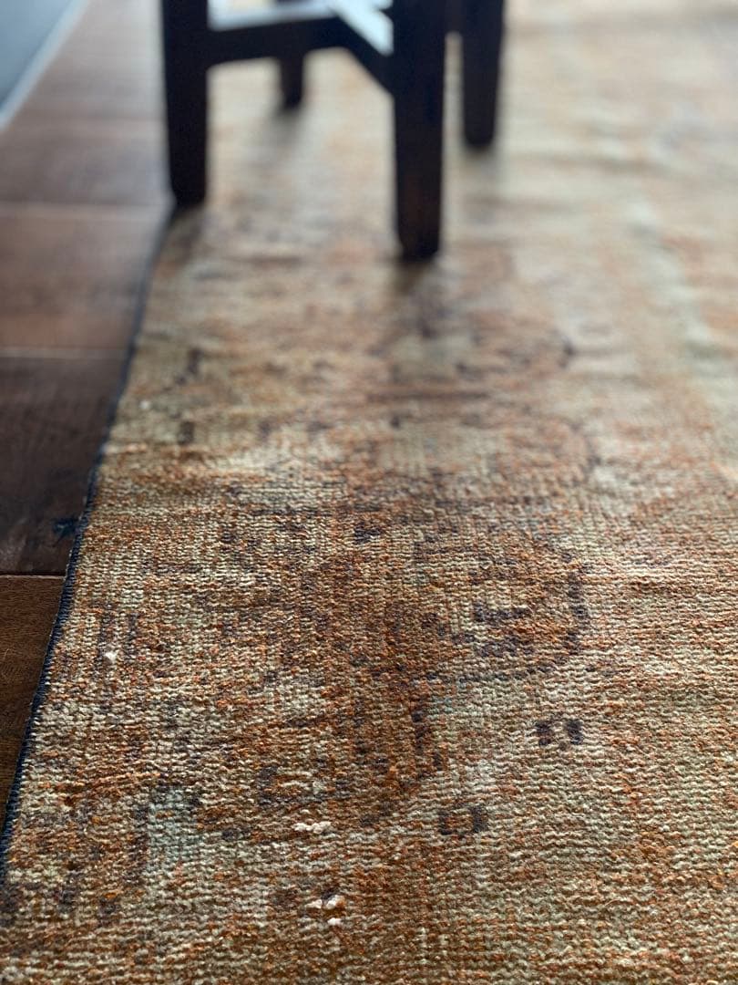 訳あり特価ロングランナーラグ　ヴィンテージラグ　トルコラグ