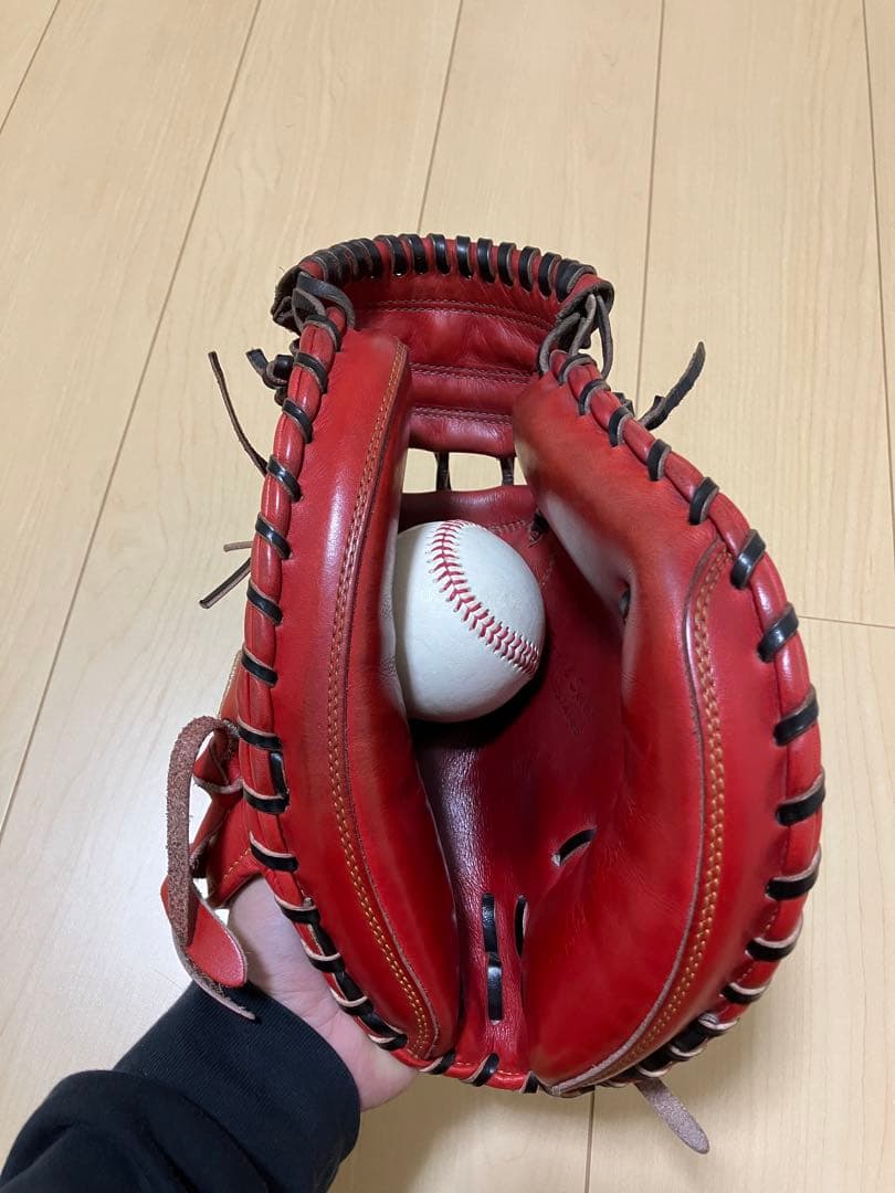 ひ*ろ様 ZETT プロステイタス　軟式キャッチャーミット