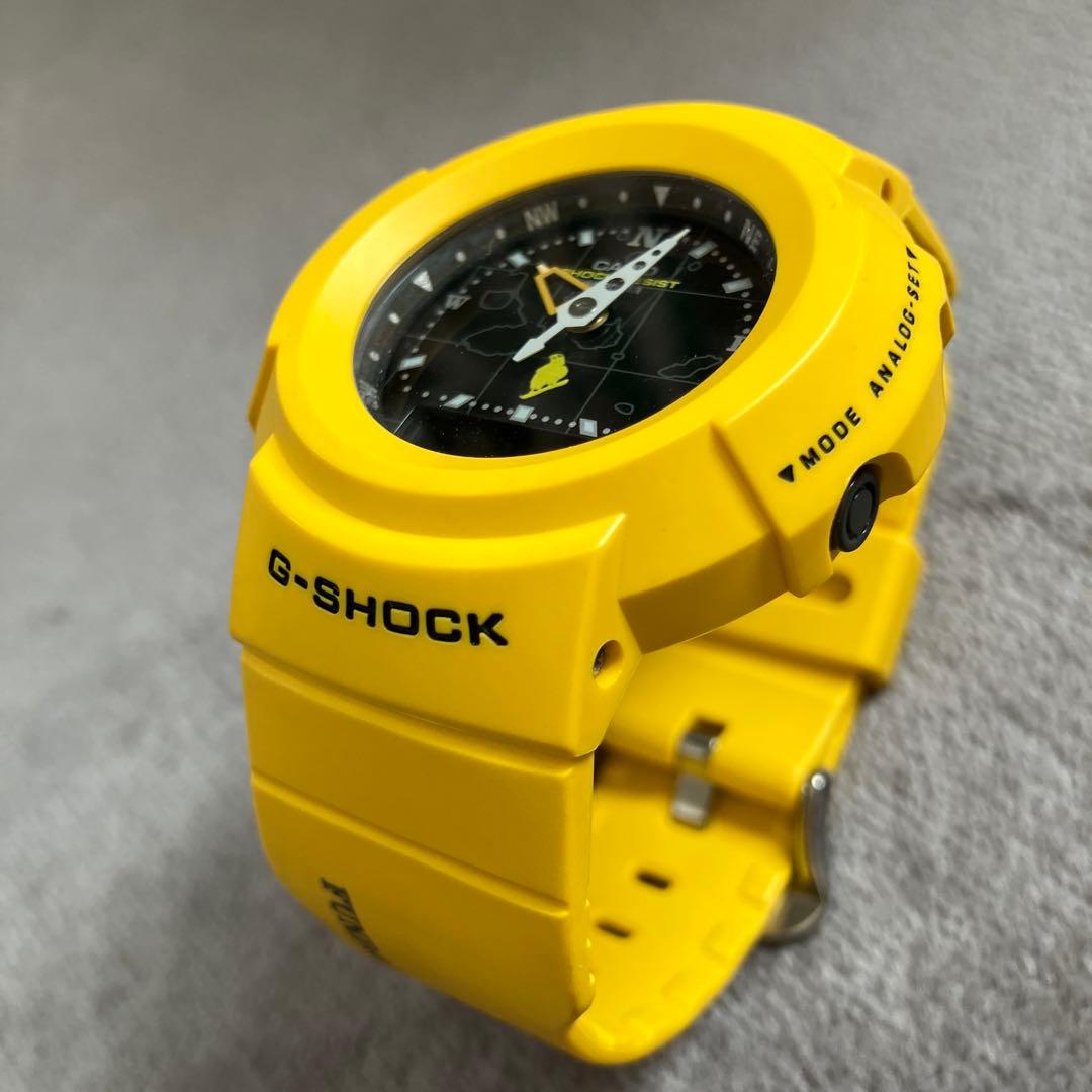 G-SHOCK 限定モデル 美品 アナデジAW-500D-9E2T イエロー