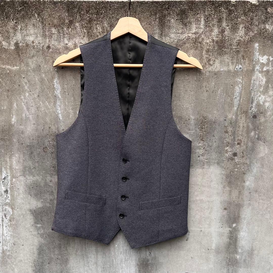 【未使用級】SUIT SELECT 3ピーススーツ 4S グレー M相当