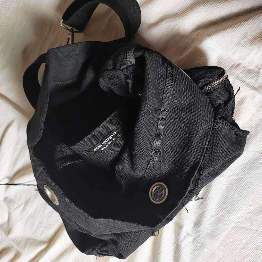 17ss ジュンヤワタナベ　ワンショルダードラムバッグ　パッチワーク　ダック地