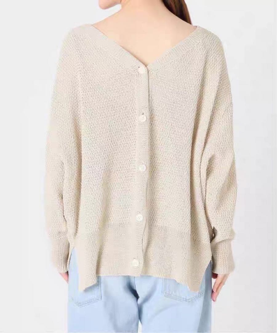 FRAMeWORK カノコ 2WAY Back開きカーディガ