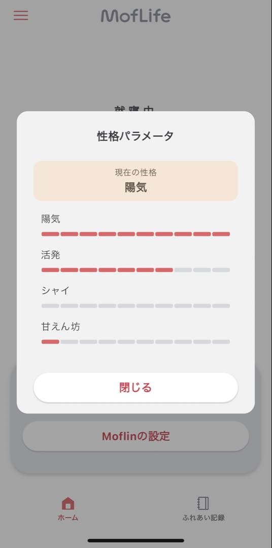 Moflin モフリン　シルバー