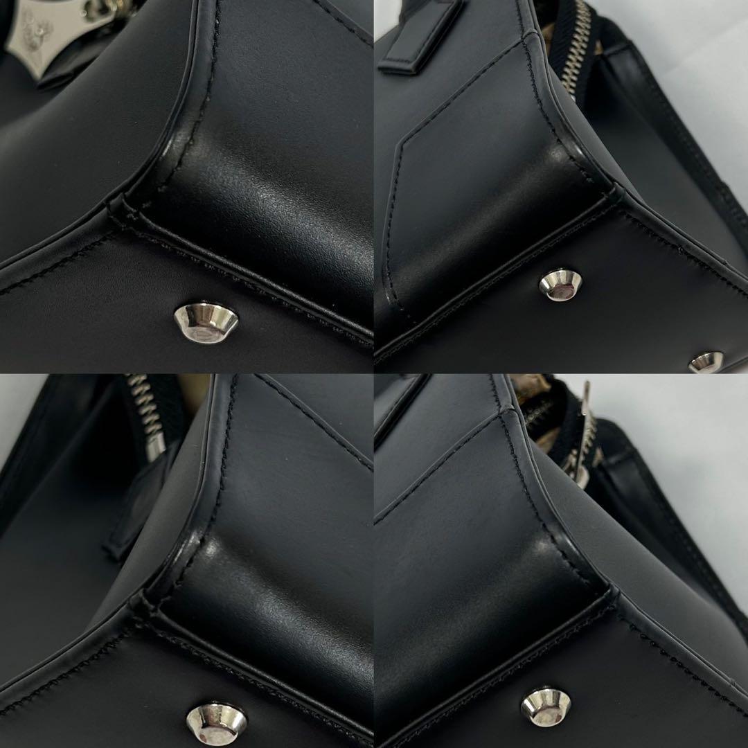 【極美品/日本製】ヴィヴィアンウエストウッド ヤスミン ハンドバッグ オーブ 黒