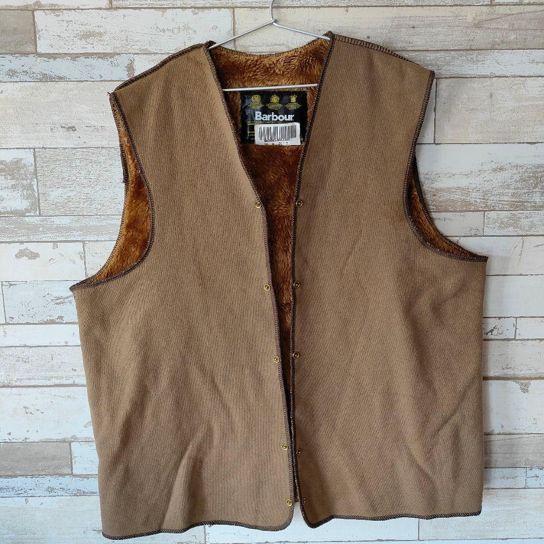 「４２」００ｓ/バブアー/ベスト/リバーシブル/ファー/ライナー/ボア