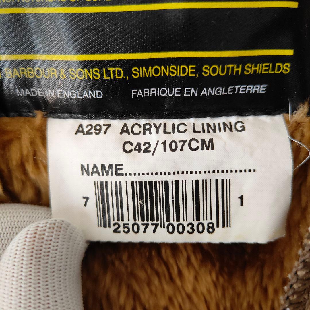 「４２」００ｓ/バブアー/ベスト/リバーシブル/ファー/ライナー/ボア