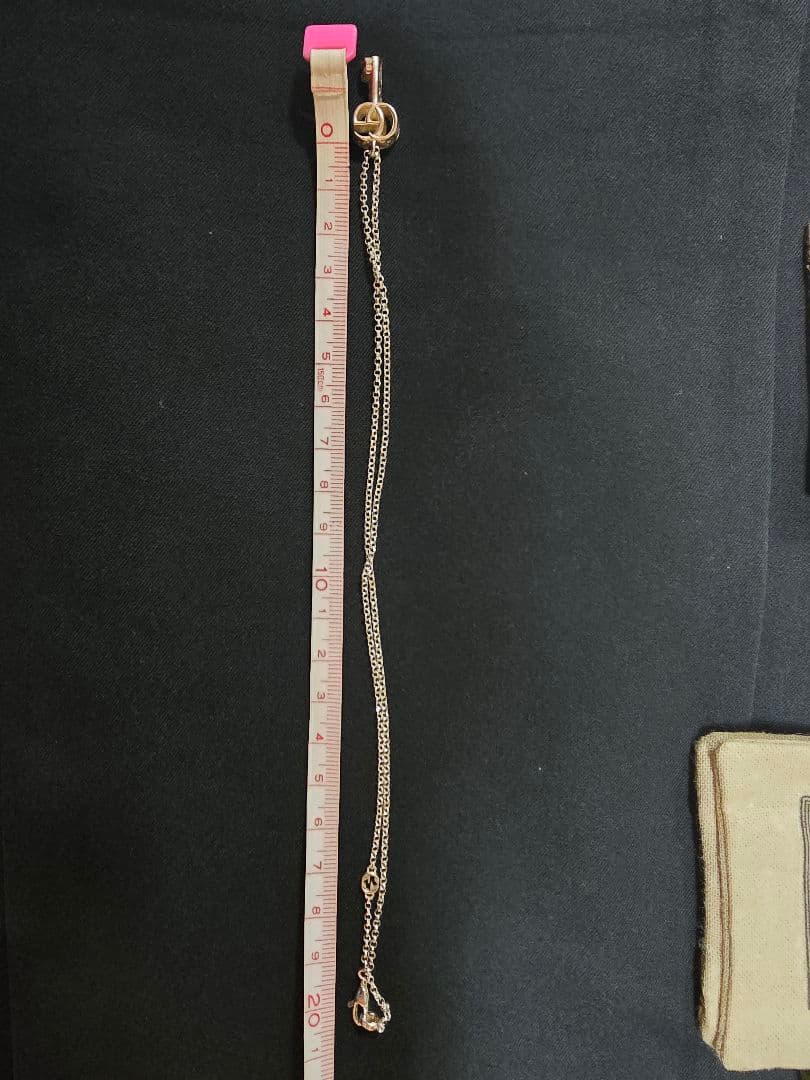 GUCCI GGロゴ 鍵 ネックレス